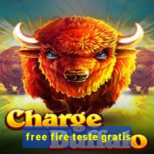 free fire teste gratis